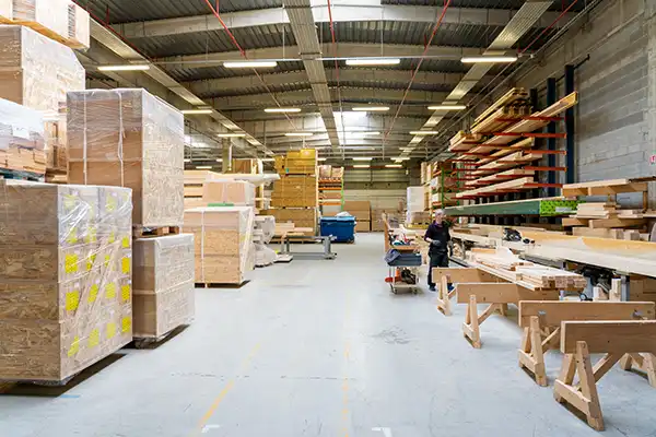 Industriel fabricant bois caisson chevronné