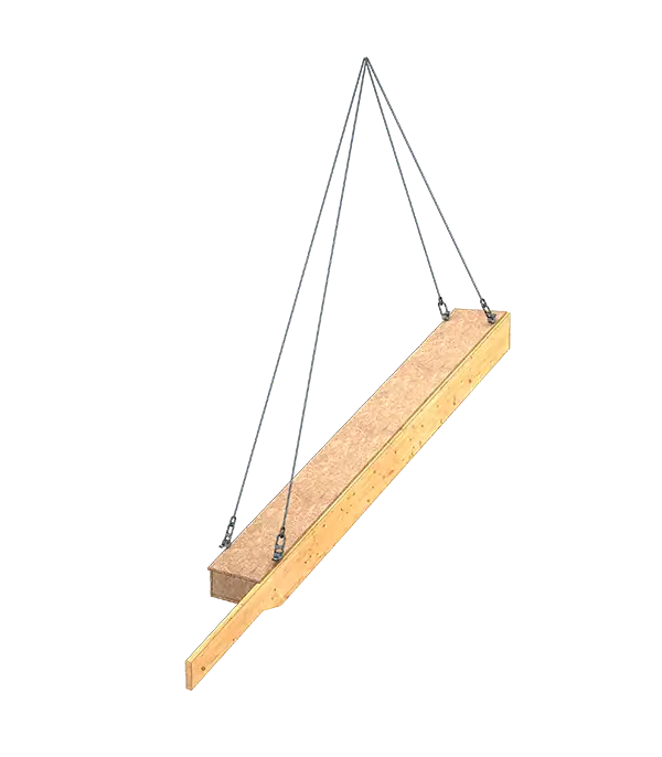 Panneau de toiture isolé grue