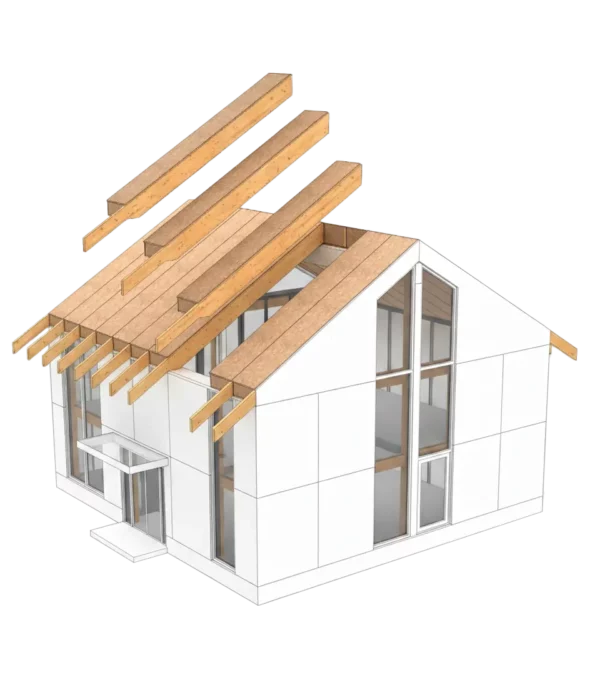 Celeno caisson chevronné biosourcé batiment collectif